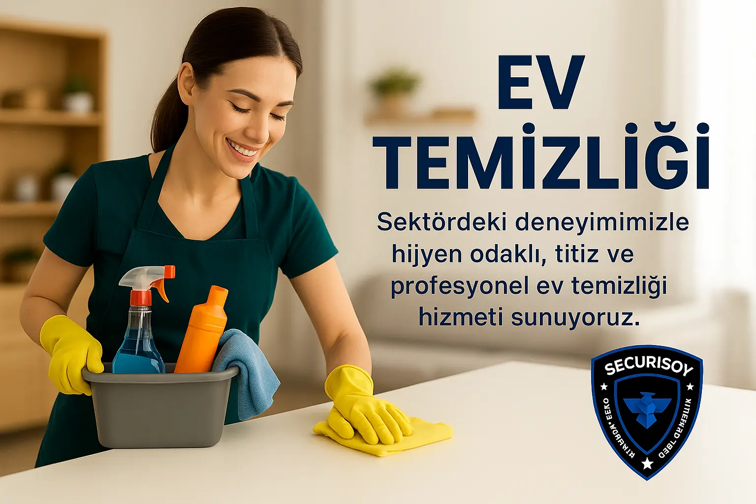 Securisoy profesyonel ev temizliği hizmeti