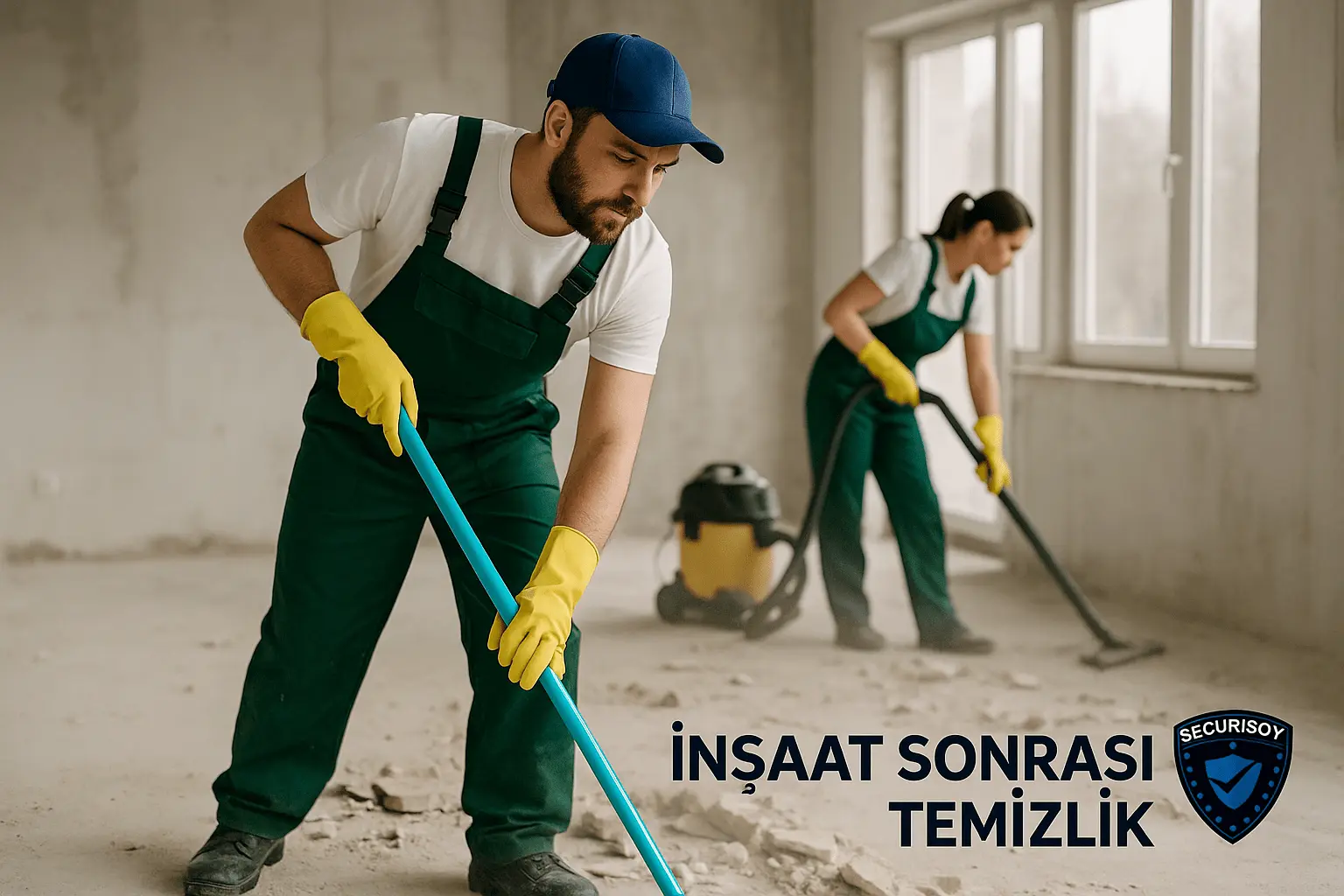 Securisoy profesyonel inşaat sonrası detaylı temizlik